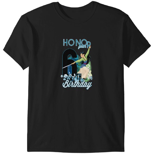 Disney Mulan Portrait Honor Your 6th Birthday T-Shirts