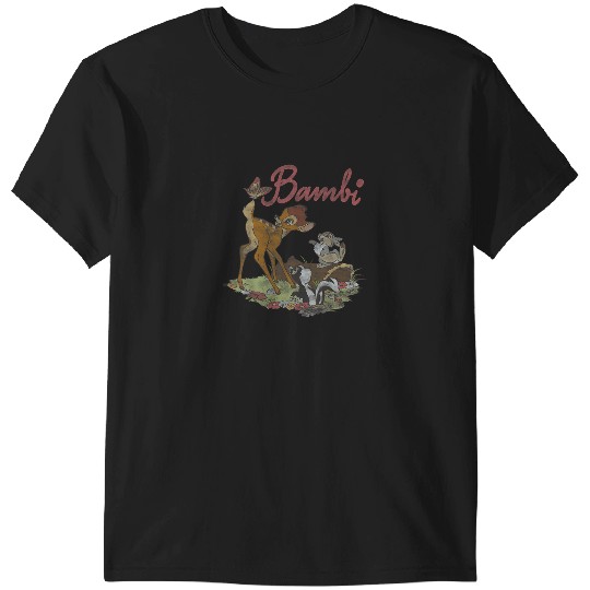 Disney Bambi Group Shot Logo T-Shirts