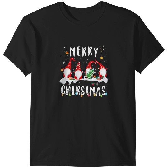 Merry Christmas Gnome Funny Family Xmas  : Mickey Disney Christmas, Disney Christmas T-Shirts