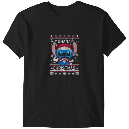 ohana means family Christmas ugly sweater  : Mickey Disney Christmas, Disney Christmas T-Shirts