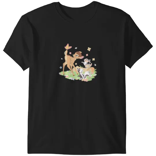 Disney Bambi Thumper Flower Pastel Spring Easter T-Shirts
