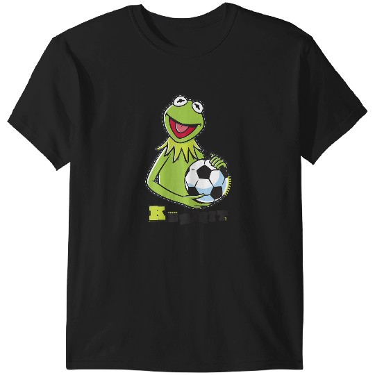 Disneyss The Muppets Kermit Soccer Ball Vintages Stencil Logo T-Shirts