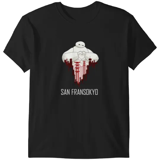 Disney Big Hero 6 Baymax San Fransokyo Love T-Shirts