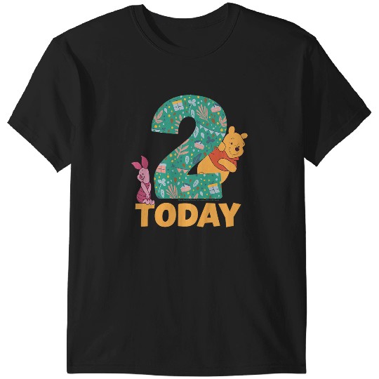 Kids Disneyss Winnie The Pooh Piglet Birthday 2 Years Old Today T-Shirts