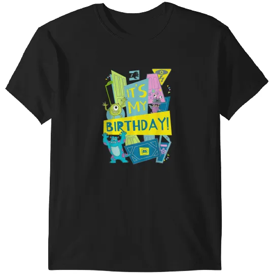 Disneyss And Pixarss Monsters Inc Its My Birthday T-Shirts
