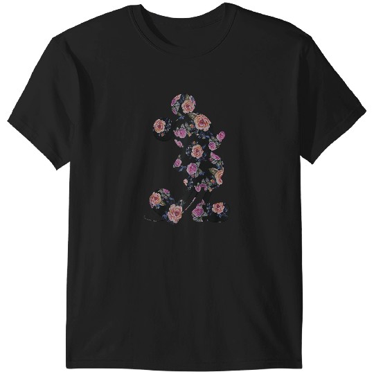 Disney Floral Mickey Raglan Baseball Tee T-Shirts