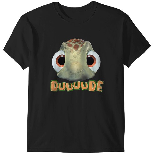 Disneyss Pixars Finding Nemo Duuuude Squirt Big Head Portrait T-Shirts