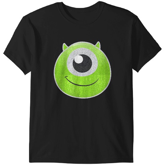 Disneyss Pixars Monsters University Mike Wazowski Big Faces Logo T-Shirts