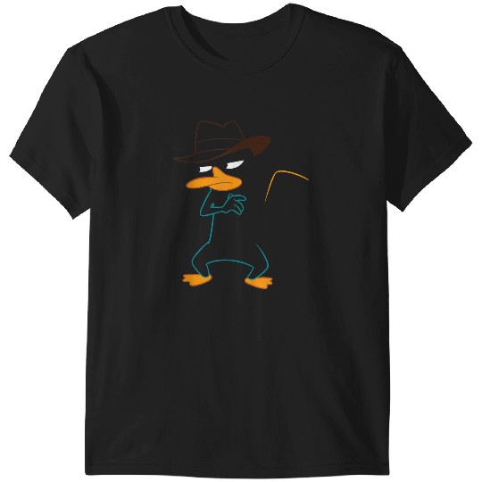 Disneyss Phineas And Ferb Agent P Undercover Outline shots T-Shirts