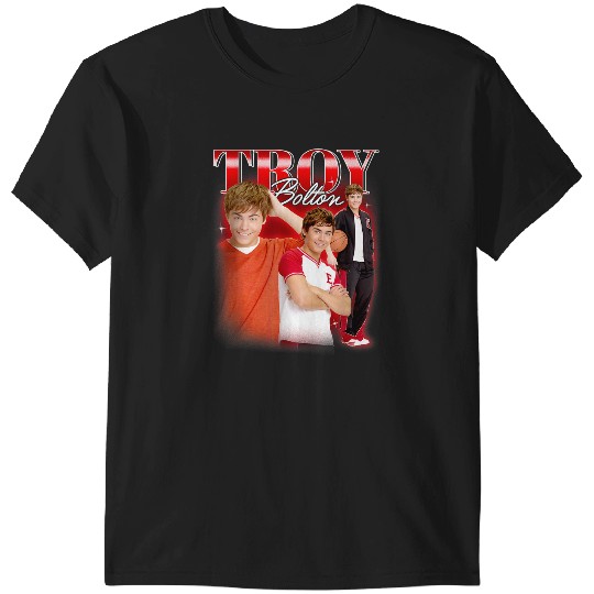 Disneyss High School Musical The Series Troy Bolton Collage T-Shirts