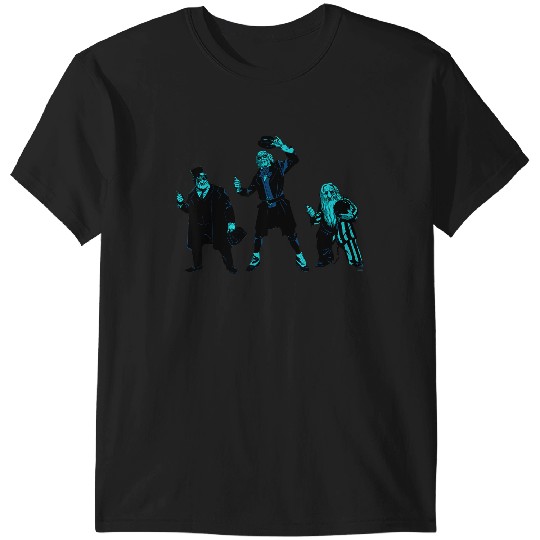 Disneyss Haunted Mansion Movie Hitchhiking Ghostss Trio T-Shirts