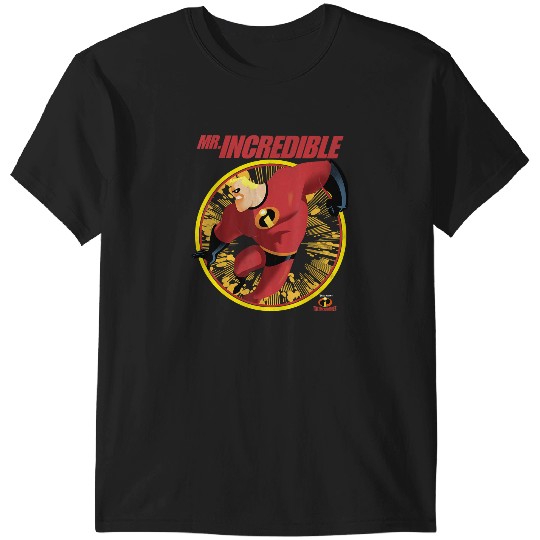 Discover Disney The Incredibles Mr. Incredible Distressed Badge T-Shirts