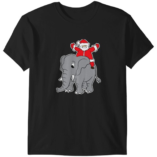 Discover Christmas Santa Riding Elephant Girls Sticker, Disney Elephant Dumbo Christmas , Dumbo Christmas T-Shirts