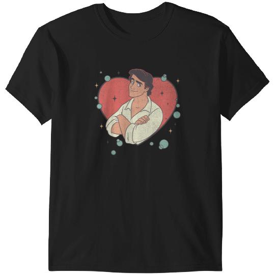 Disneyss The Little Mermaid Valentine Day Prince Eric Logo T-Shirts