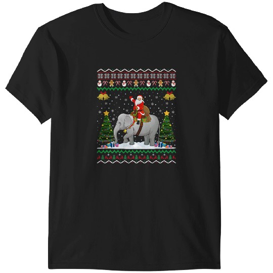 Discover Elephant Ugly Xmas Santa Riding Sticker, Disney Elephant Dumbo Christmas , Dumbo Christmas T-Shirts