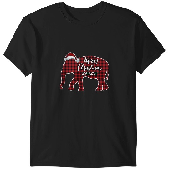 Discover Funny Elephant Christmas 2020  Elephant Lover Christmas Red Plaid , Disney Elephant Dumbo Christmas , Dumbo Christmas T-Shirts