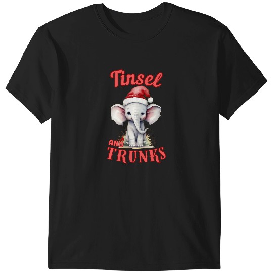 Discover Tinsel And Trunks. colorful elephant  , Disney Elephant Dumbo Christmas , Dumbo Christmas T-Shirts