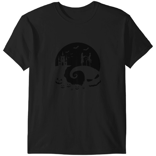 Womens Disney Nightmare Before Christmas Drip Heart   : Jack Skellington Shirt, Jack And Sally Gift Fan Made S-5XL T-Shirts