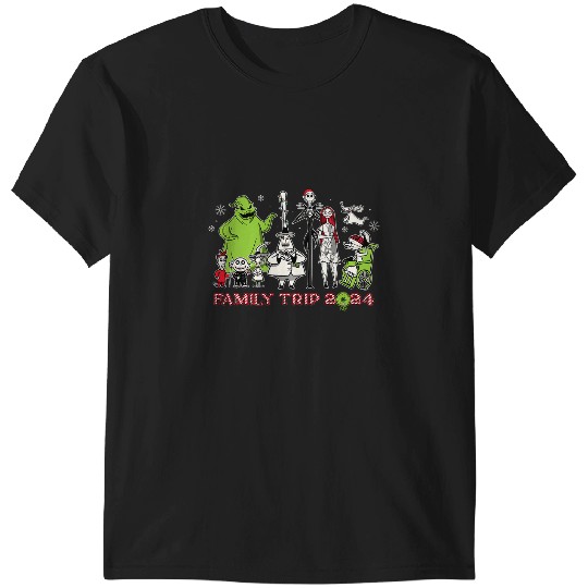 Discover Disney The Nightmare Before Christmas Snow Family Trip 2024 T-Shirts