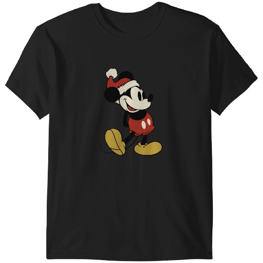 Discover Disney Classic Santa Mickey Mouse T-Shirts
