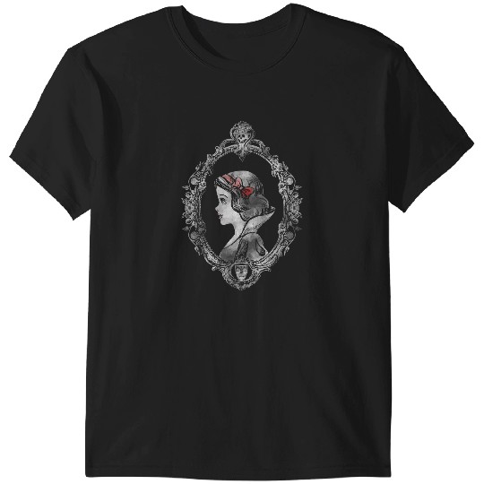 Discover Disney Snow White Framed Side Profile Faded Portrait T-Shirts