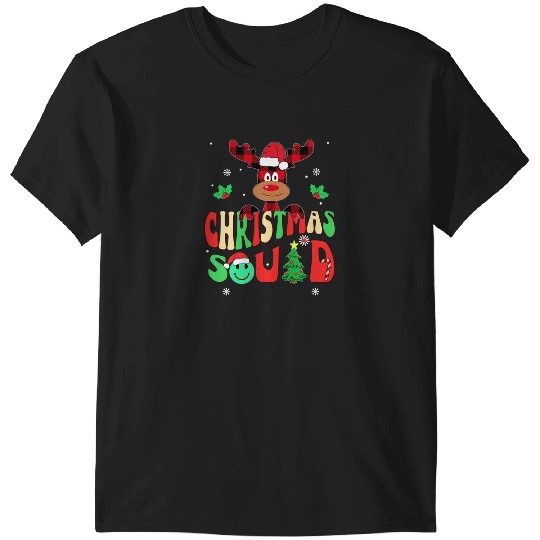 family christmas squad 2023 reindeer groovy shirt: Mickey Disney Christmas, Disney Christmas T-Shirts