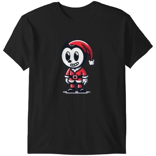 Bendy Santa Claus  : Mickey Disney Christmas, Disney Christmas T-Shirts