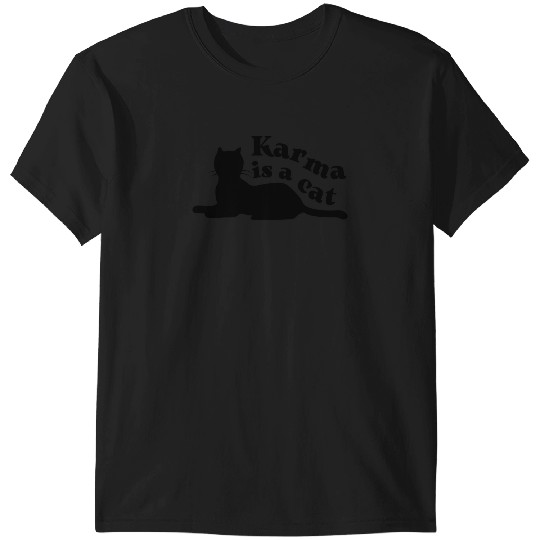Discover Karma Is A Cat Meow - Taylor Karma T-Shirts