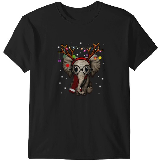 Discover Elephant Reindeer Christmas Light Ornament Decor  , Disney Elephant Dumbo Christmas , Dumbo Christmas T-Shirts