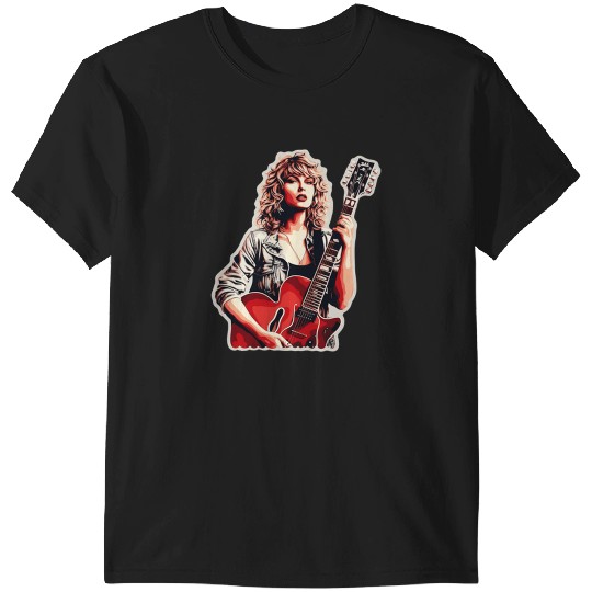 Discover Taylor Guitar Pose (1) T-Shirts