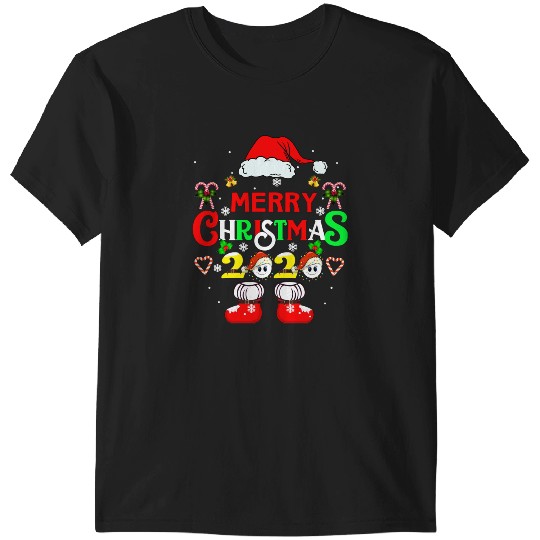 Discover family christmas crew 2022 reindeer squad santa matching   : Mickey Disney Christmas, Disney Christmas T-Shirts