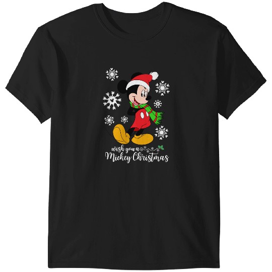 Discover Wish You A Merry Chrismas: Mickey Disney Christmas, Disney Christmas T-Shirts