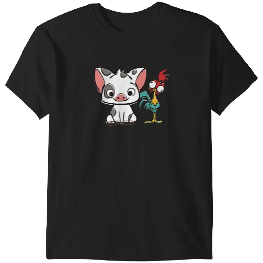 Discover Disney Moana Pui Hei Hei Left Chest Graphic T-Shirts