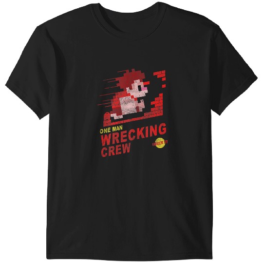 Discover Disney WreckIt Ralph One Man Wrecking Crew Vintagess Cover Tank Top T-Shirts