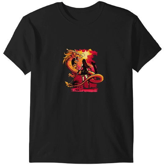 Dishonor ON You1: Disney Mulan Anime Mushu, Mulan and Mushu T-Shirts