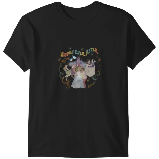 Disney Princess Couples Dancing Happily Ever After T-Shirts