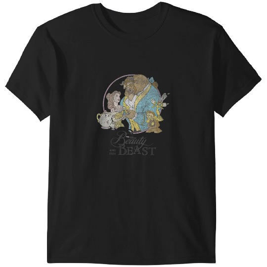 Discover Womens Disney Beauty And The Beast Group Shot VNeck T-Shirts