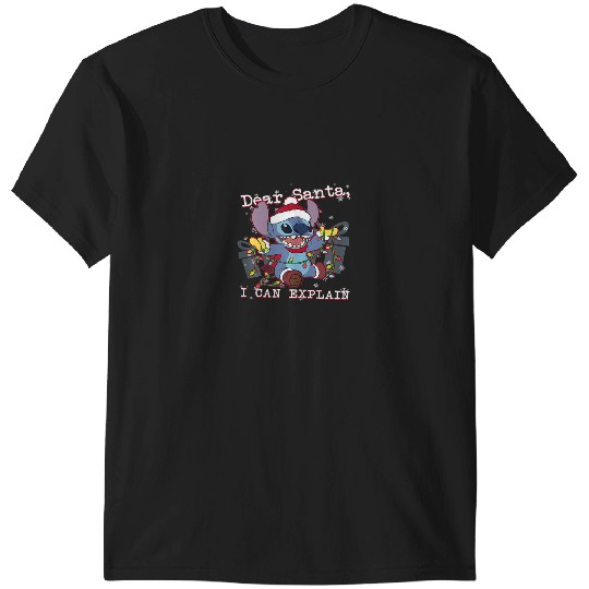 Discover Disney Lilo & Stitch Christmas Dear Santa, I Can Explain Tank Top T-Shirts
