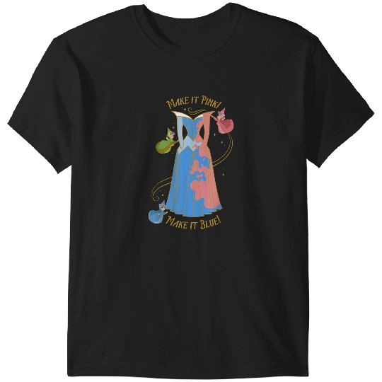 Discover Disney Princess Sleeping Beauty 65th Anniversary Pink & Blue T-Shirts