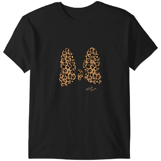 Discover Disney Minnie Mouse Leopard Print Bow Zip Hoodie T-Shirts