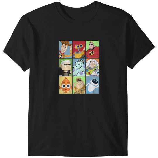 Discover Disney Pixar Movie Characters Stack Up Boxes T-Shirts