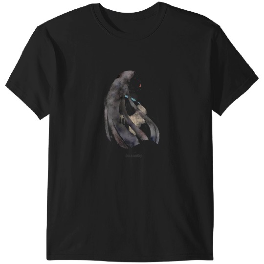 womens disney pocahontas profile watercolor title T-Shirts