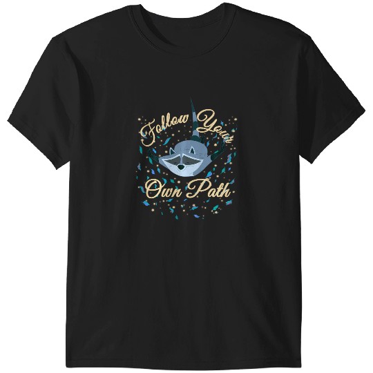 Disney Pocahontas Meeko Follow Your Own Path Text T-Shirts