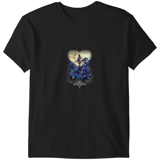 Discover Disney Kingdom Hearts Group Shot Logo Tank Top T-Shirts