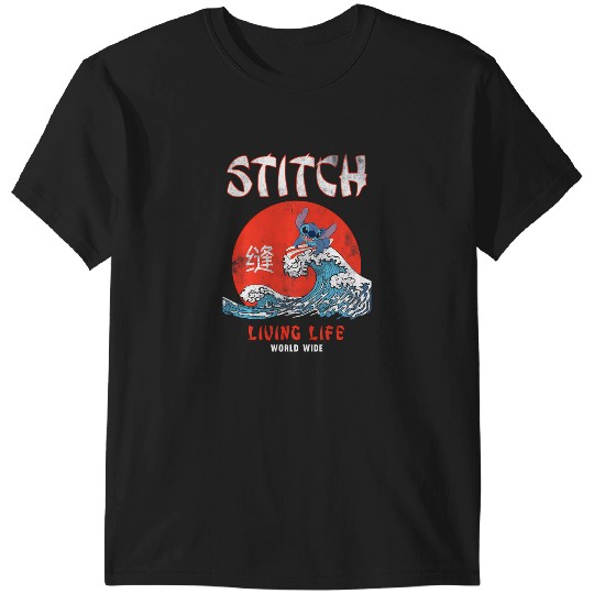 Discover Disney Lilo And Stitch Living Life T-Shirts