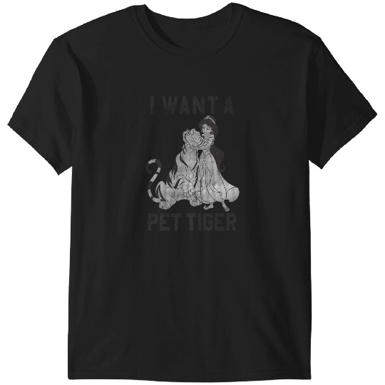 Discover Disney Aladdin Jasmine And Rajah I Want A Pet Tiger T-Shirts