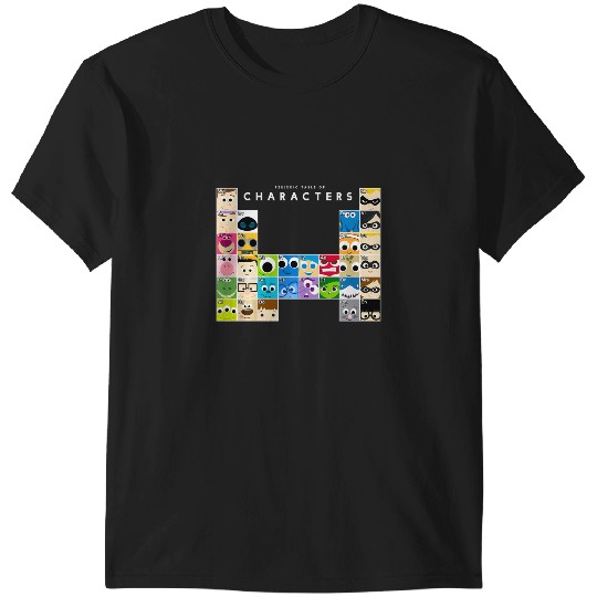 Discover Disney Pixar Movie Characters Periodic Table T-Shirts