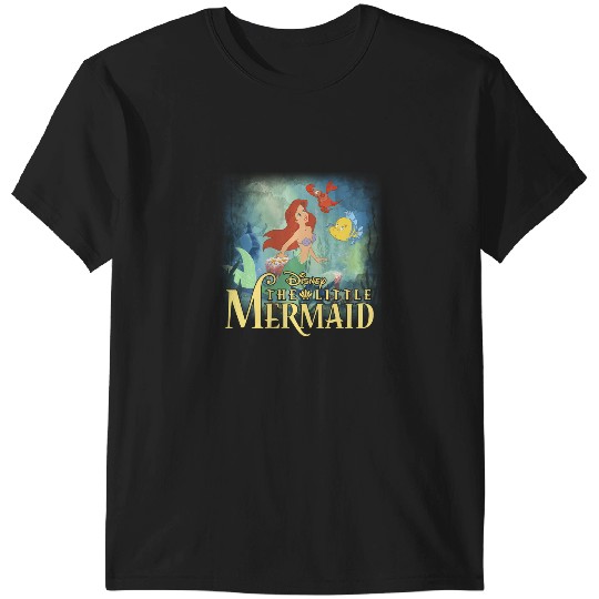 Discover Disney The Little Mermaid Classic Vintage Movie Cover Photo T-Shirts