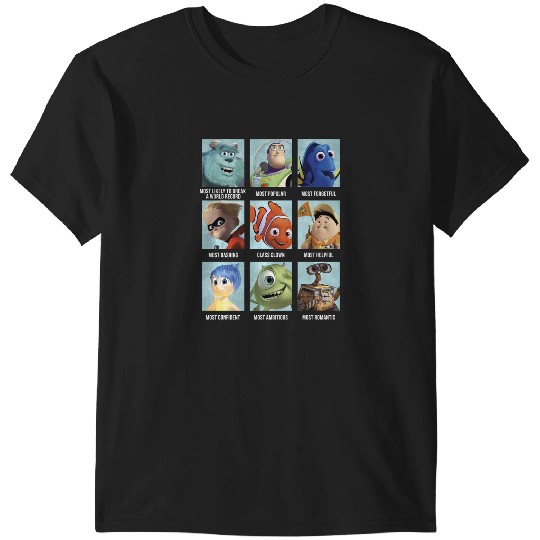 Discover Disney Pixar Collection Character Yearbook T-Shirts