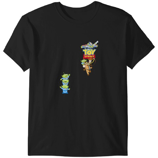 Discover Disney Pixar Toy Story Hang In There Group Logo T-Shirts